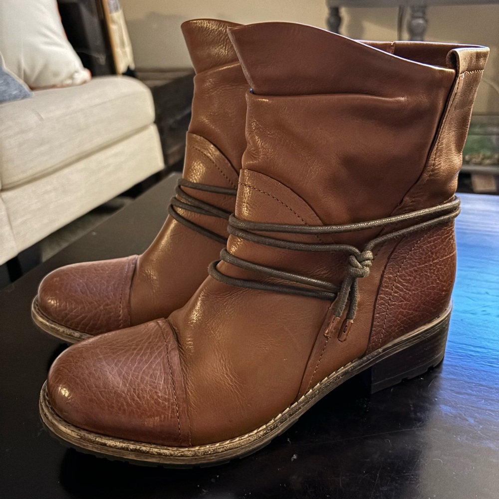 Clarks Brown Ankle Boots